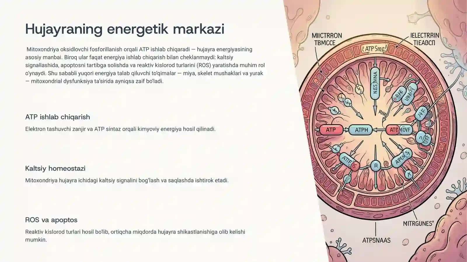 Mitoxondrial kasalliklar huujayra ichidagi energetik inqiroz 2