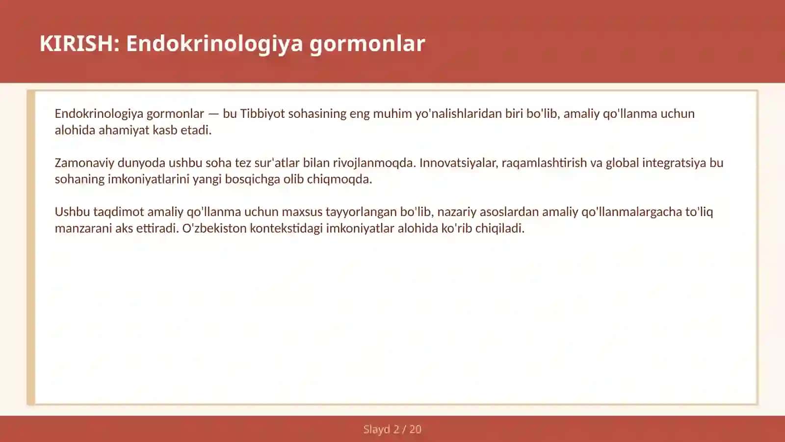 Endokrinologiya gormonlar 2