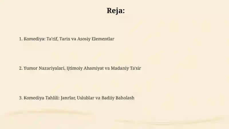 komediya va uning badiiy tahlili 2
