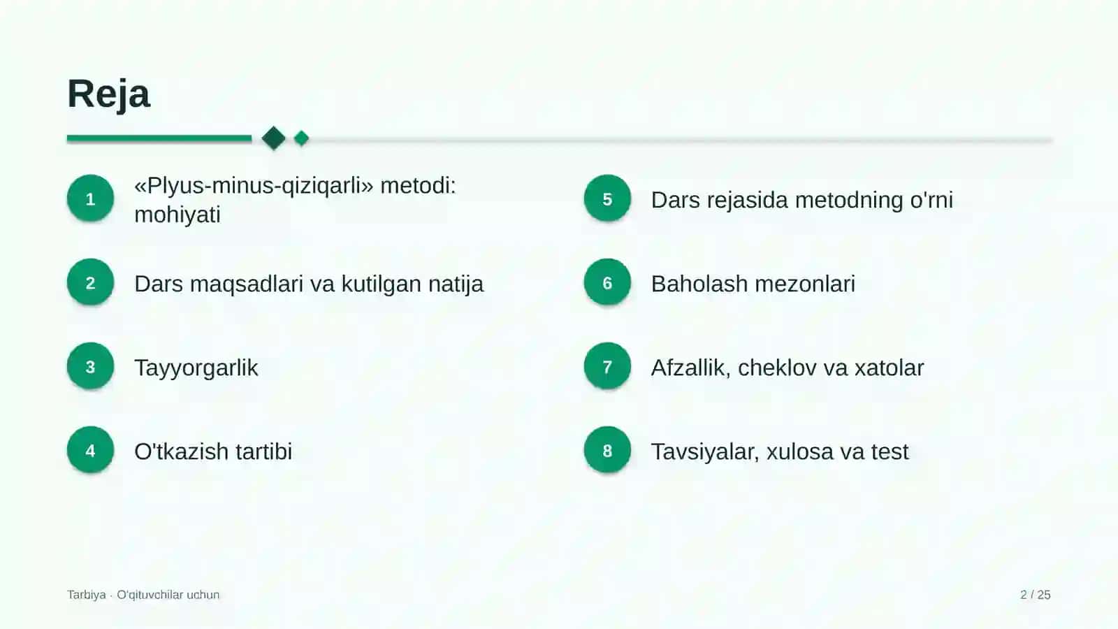 tarbiya darslarida plyus minus qiziqarli metodidan foydalanish 2470 2
