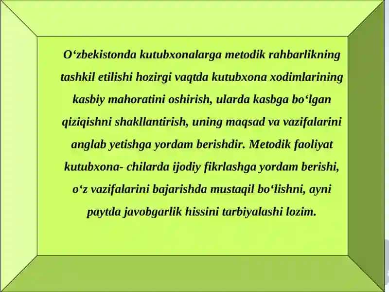 Kutubxonalarda metodik rahbarlik 2