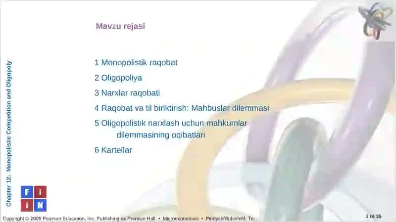 MONOPOLISTIK RAQOBOT VA OLIGOPOLIYA 2