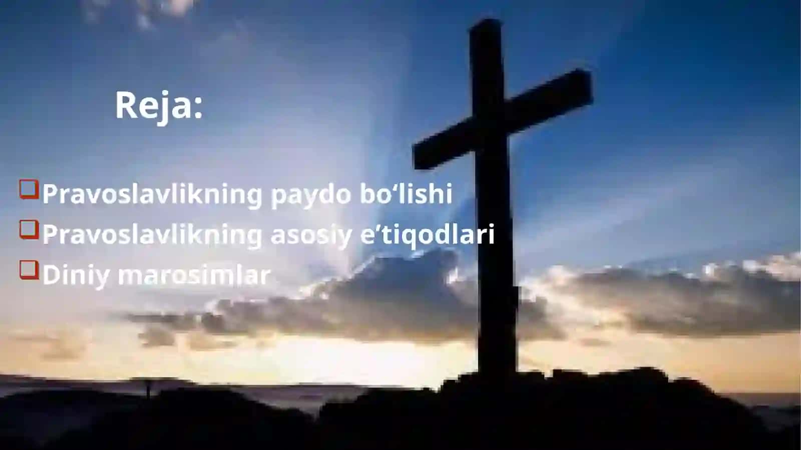 Xristianlik dini haqida 2