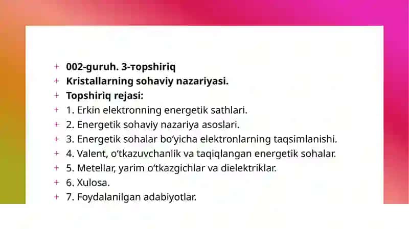 Al-Xorazmiynomidagi Toshkent axborot texnologiyalari universiteti 002-guruhtalabasi Baxtiyorjonov Elbek 2