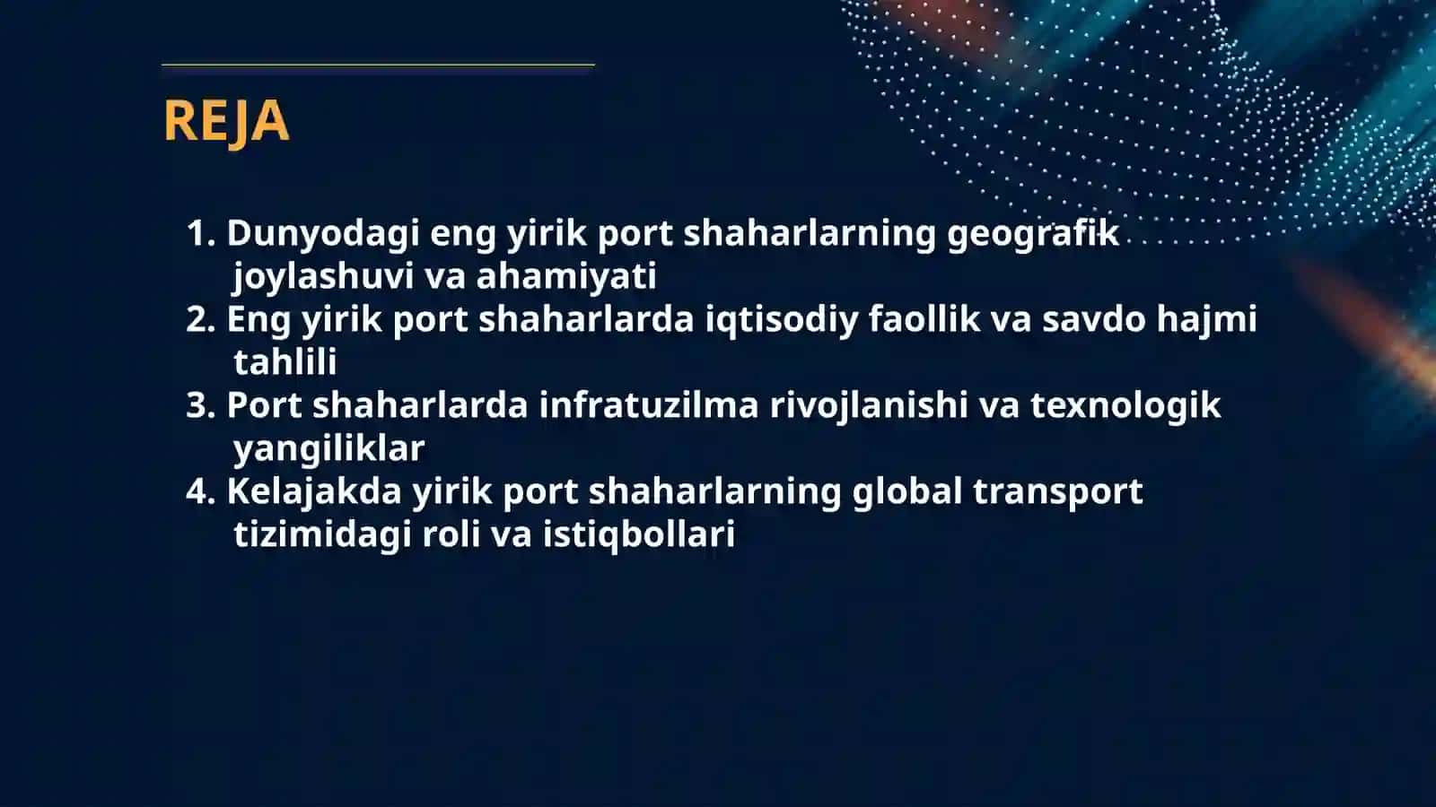 Port Shaharlarda Savdo Va Iqtisodiyot 2