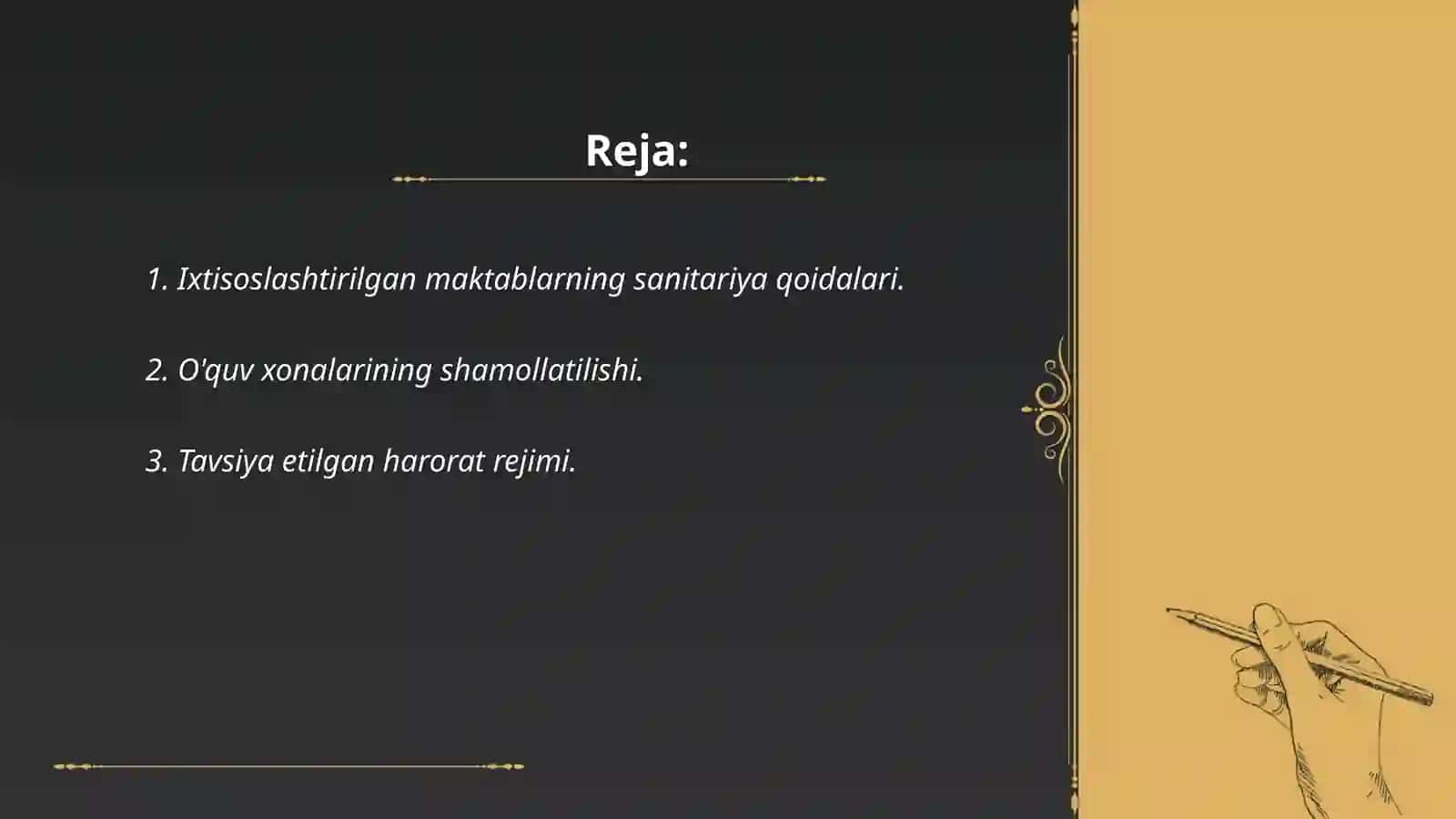 Ixtisoslashtirilgan maktablarning oquv jarayonini gigiyenik baholash Ergasheva Iroda 2