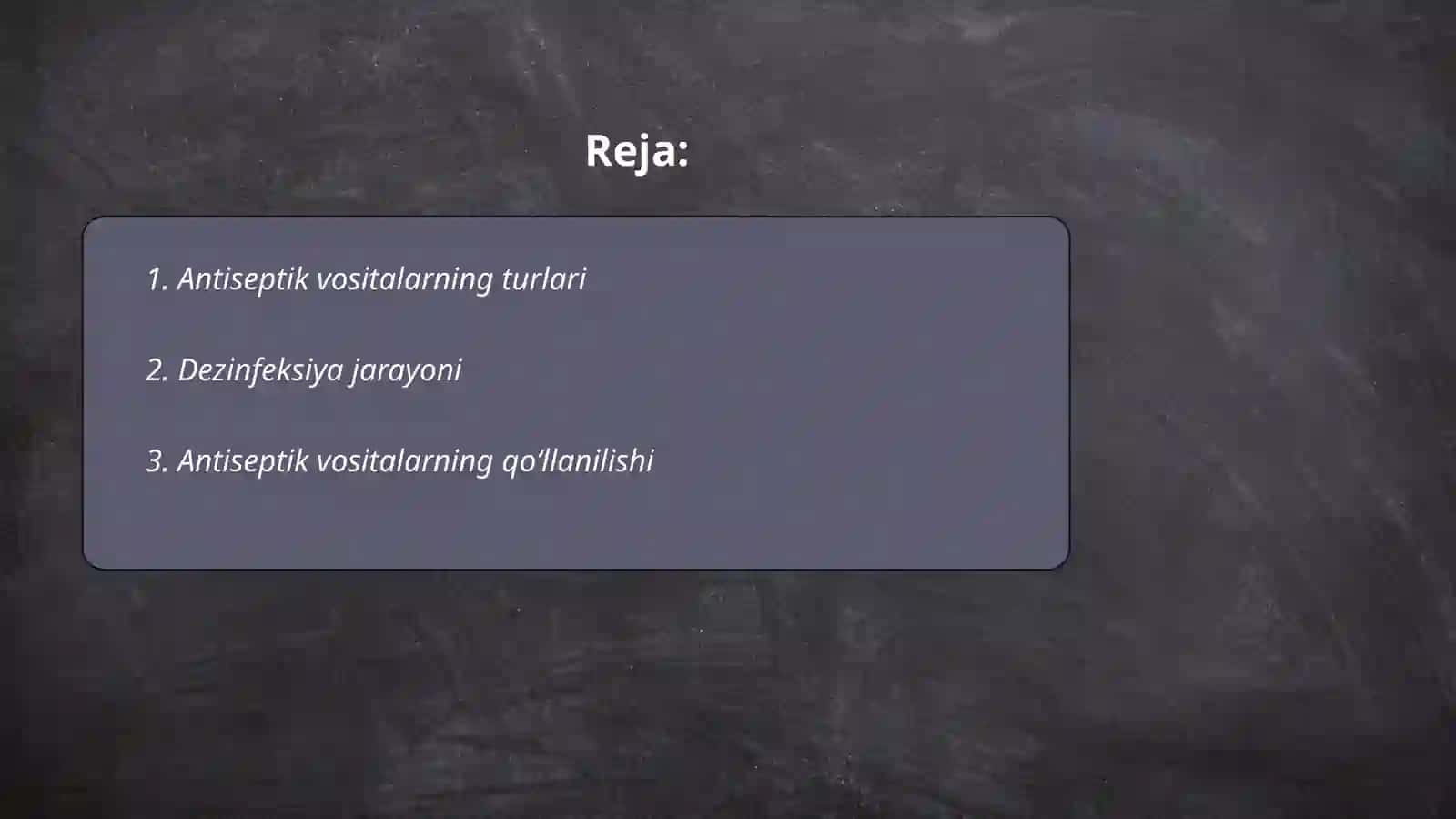 Antiseptik vositalar 2