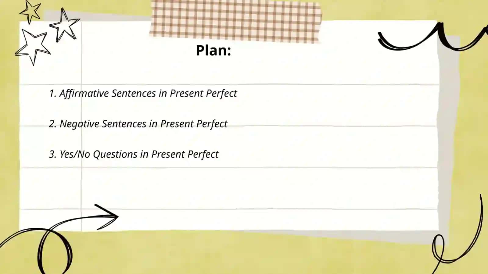 Present perfect 2