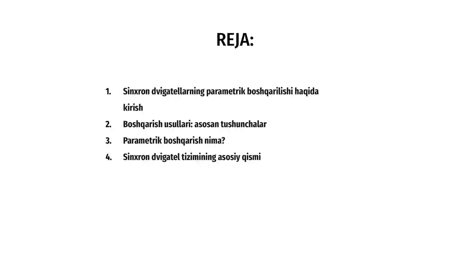 Sinxron dvigatellarning parametrik boshqarish usullari 2