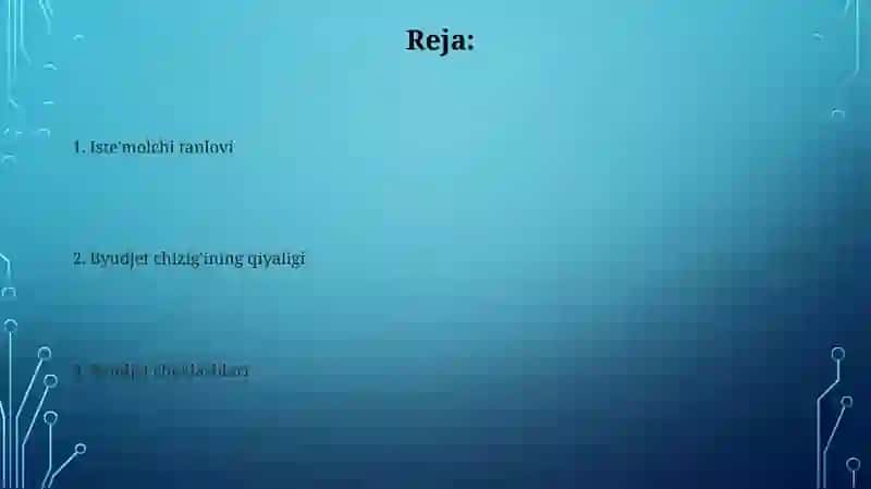 Byudjet chizig'i 2
