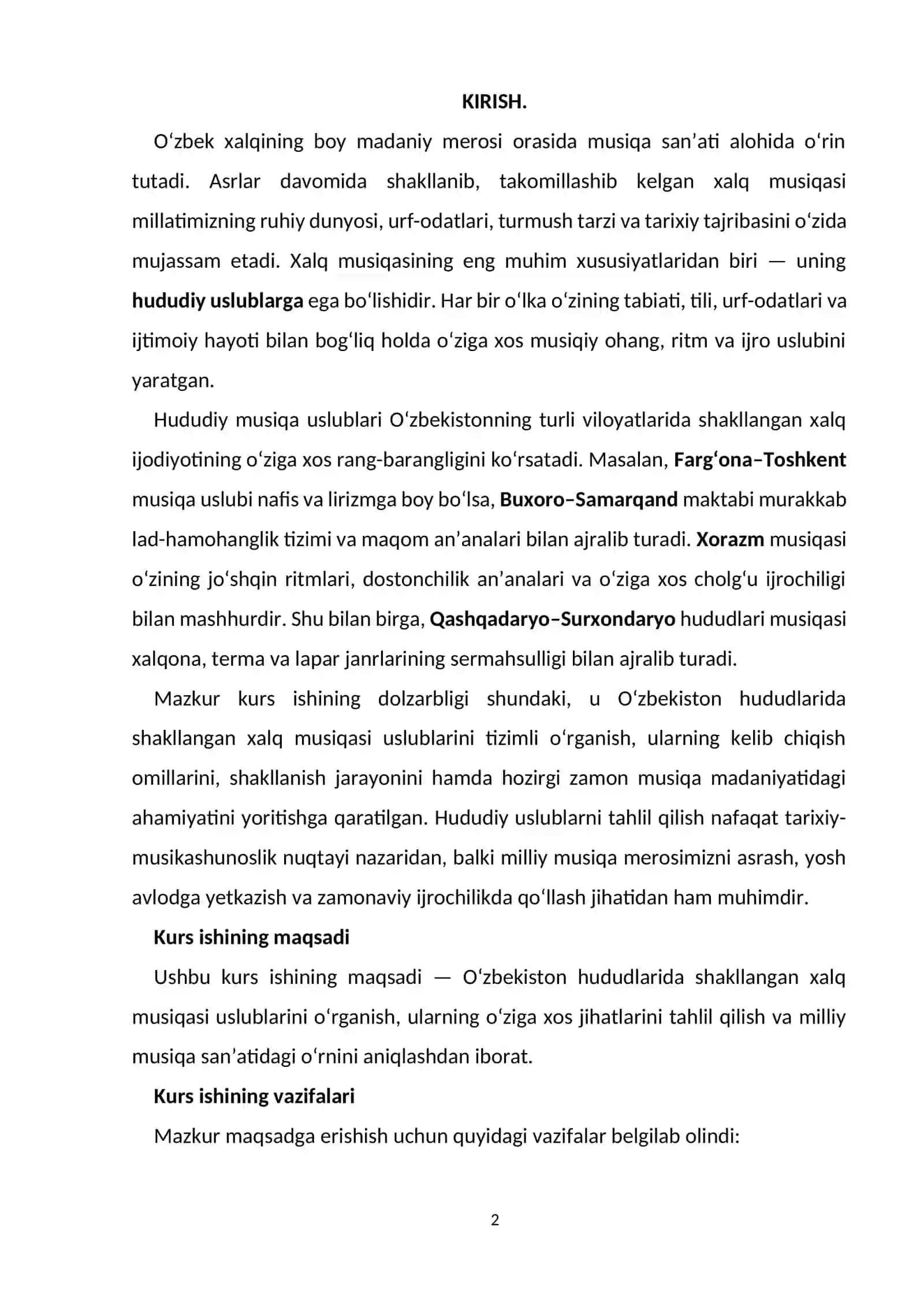 Hududiy musiqa uslublar 2