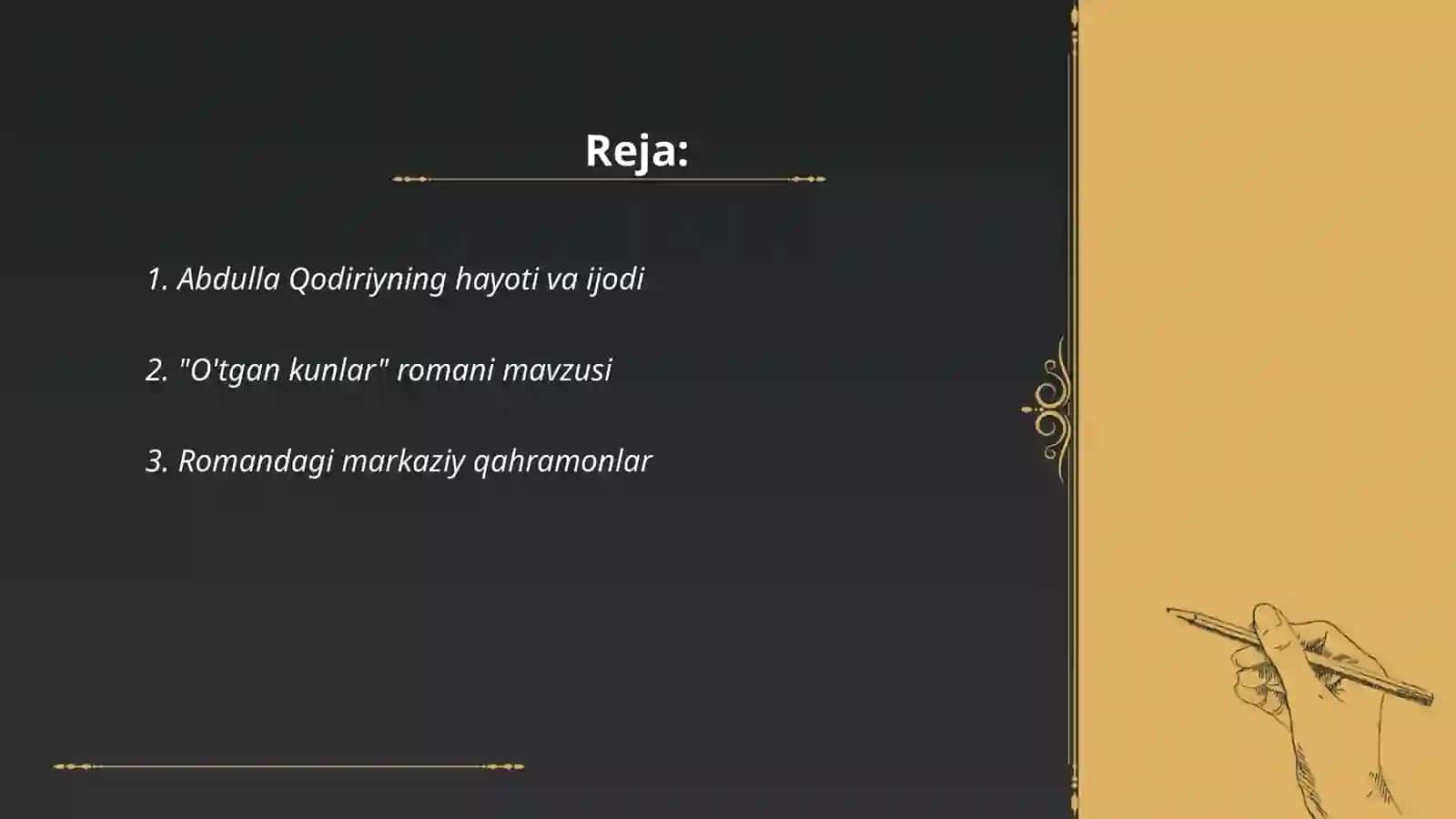 O'tgan kunlar 2