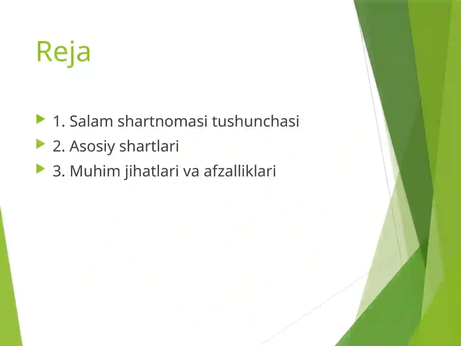 SALAM SHARTNOMASINING MUHIM JIHATLARI 2