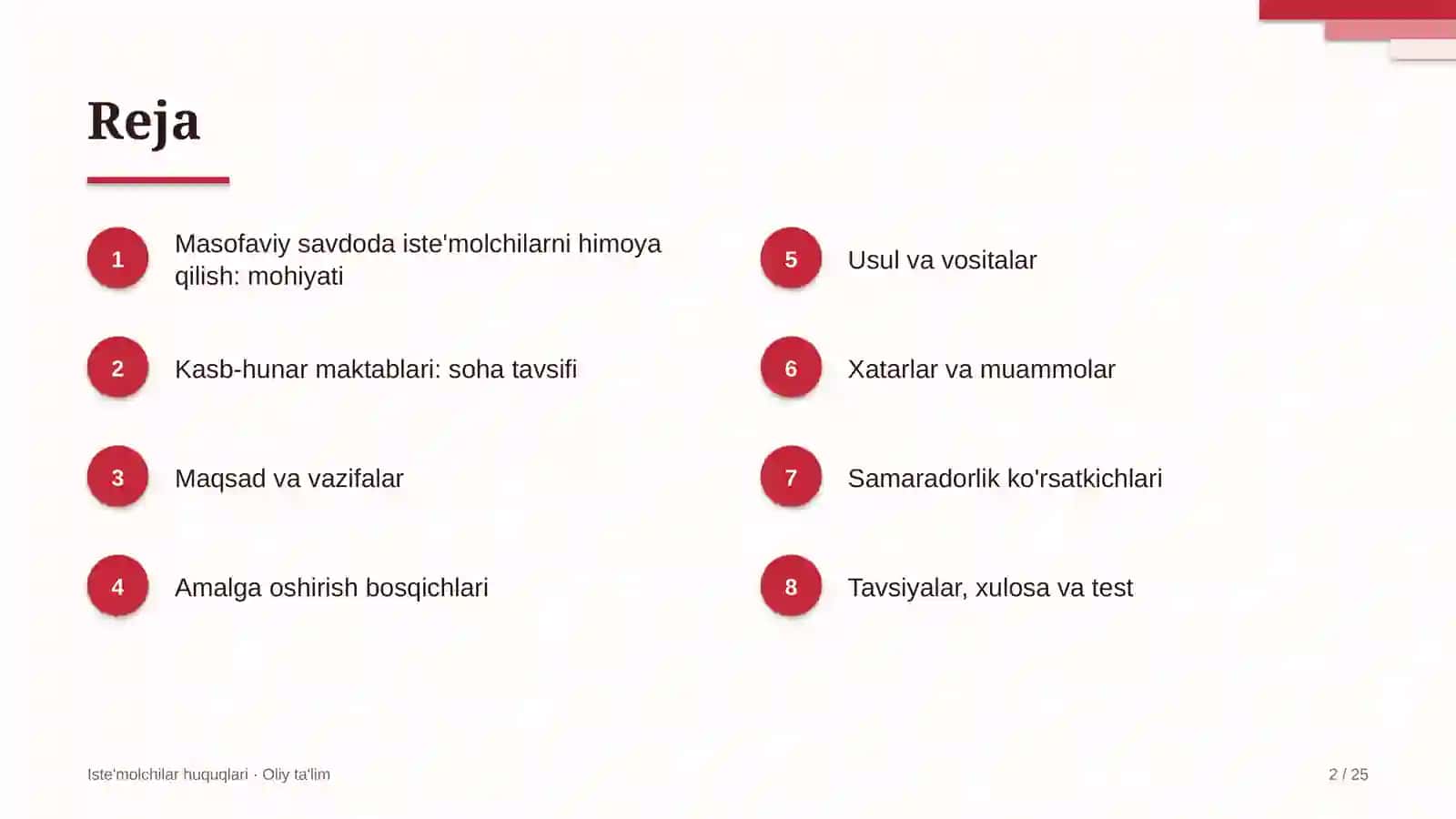 Kasb-hunar maktablarida masofaviy savdoda iste'molchilarni himoya qilish 2