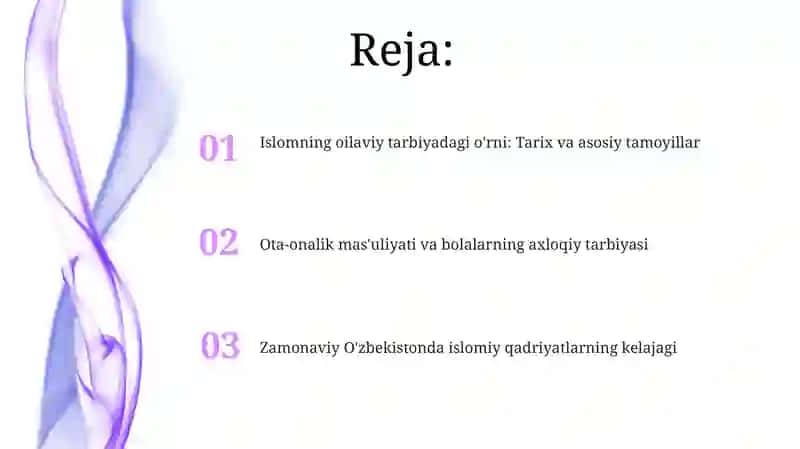 Islomning oilaviy tarbiyadagi o'rni: Tarix va asosiy tamoyillar 2