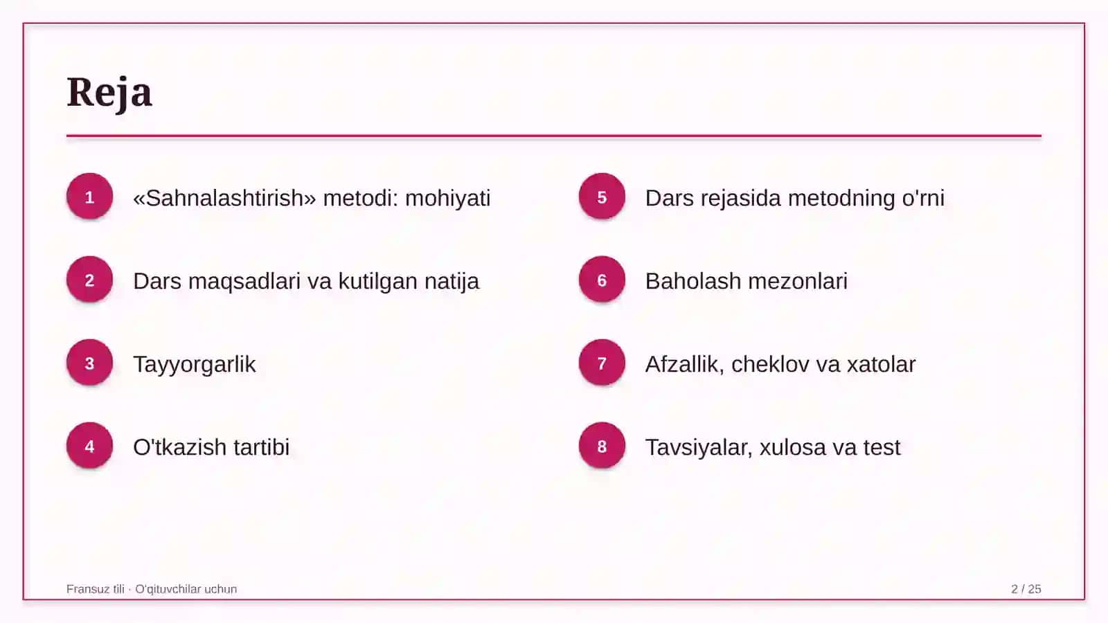 fransuz tili darslarida sahnalashtirish metodidan foydalanish 3144 2
