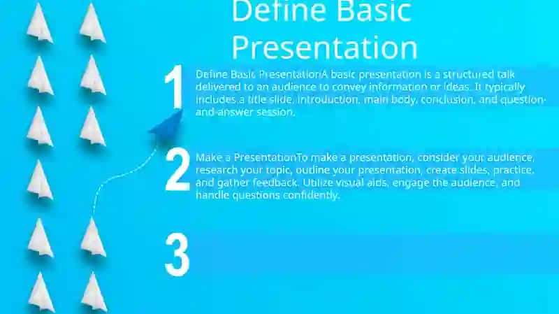 Define Basic Presentation 2