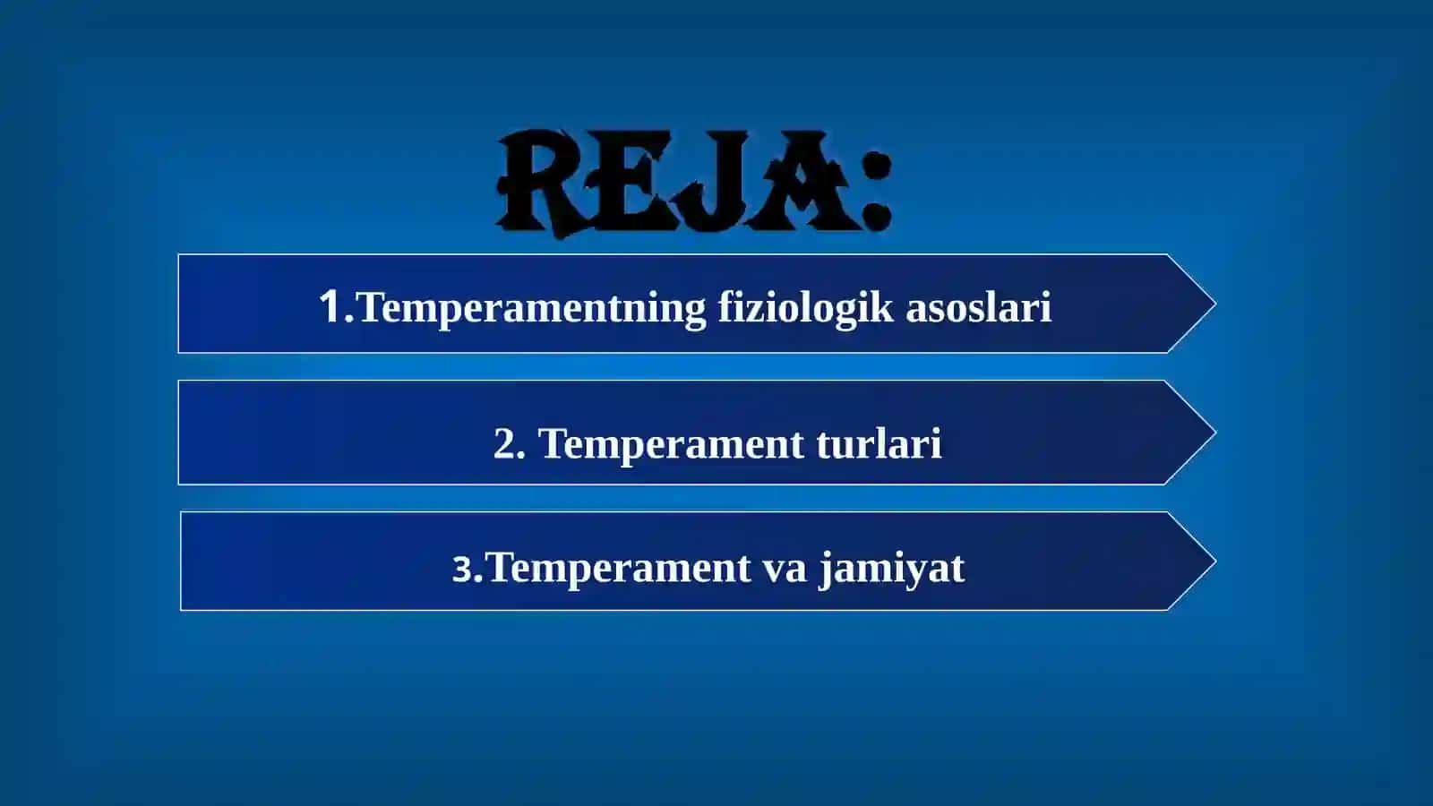 Temperament - shaxs tuzilmasi sifatida 2