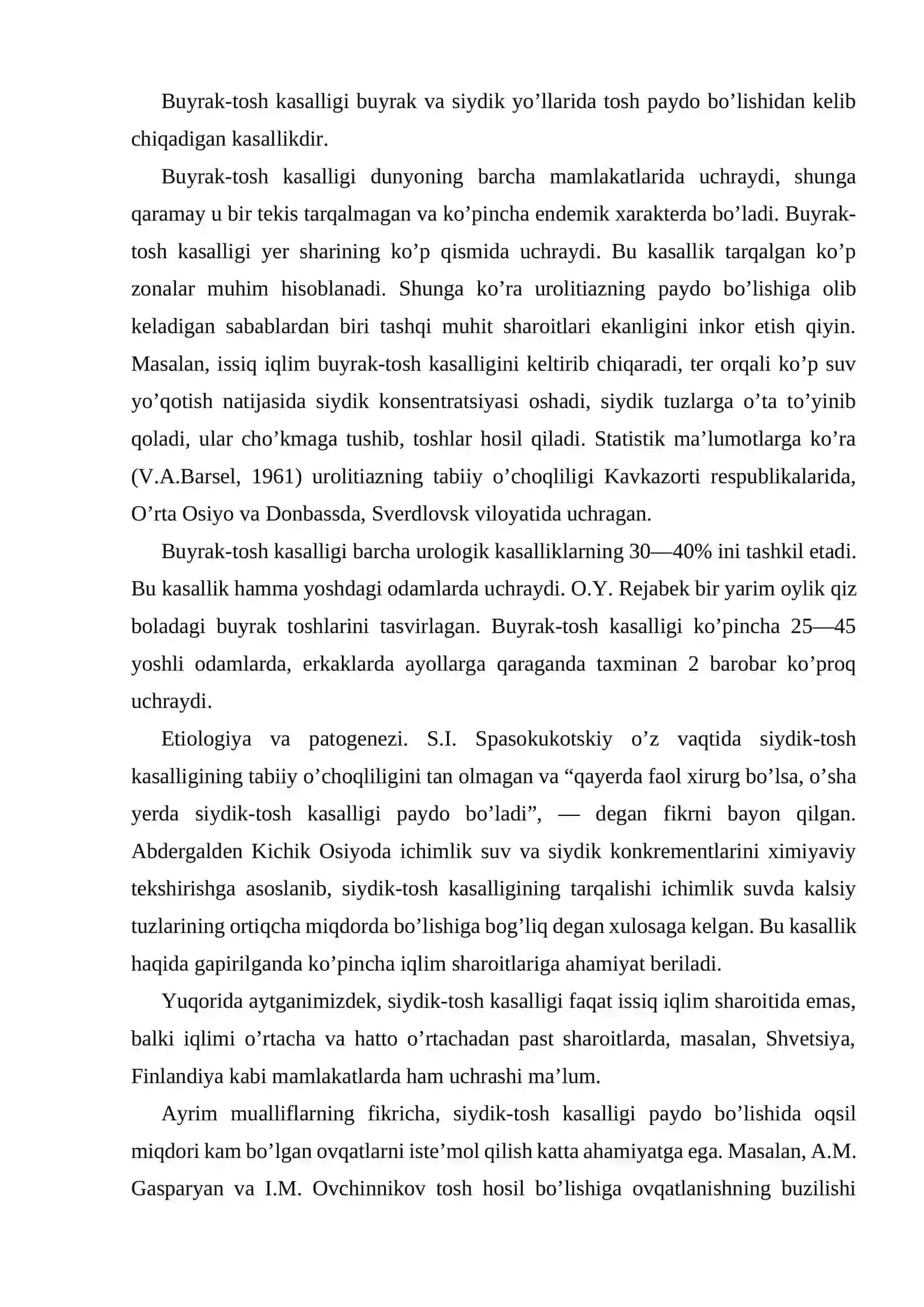 Buyrak tosh kasalligi 2