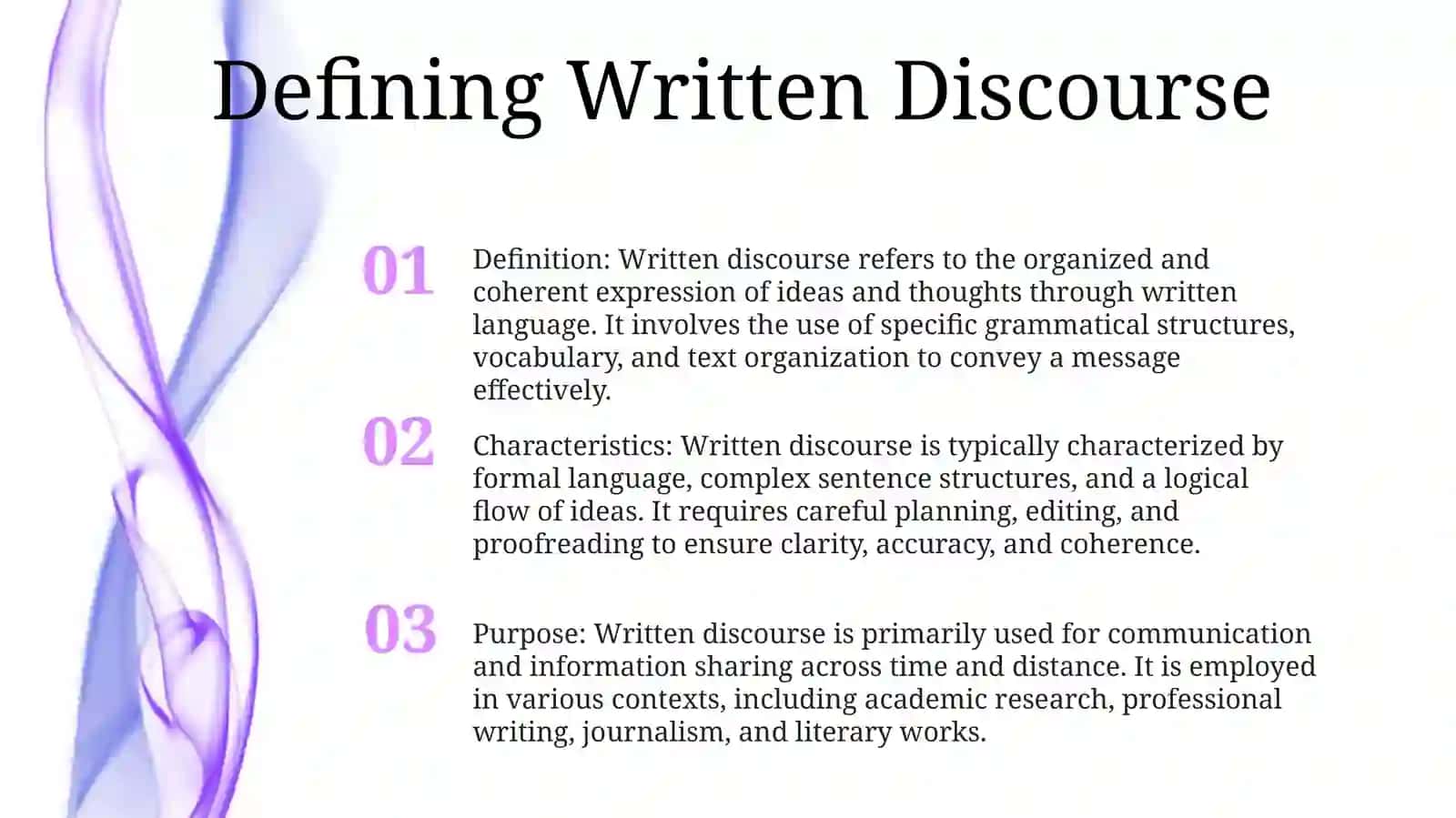 What Is Written Discourse 2