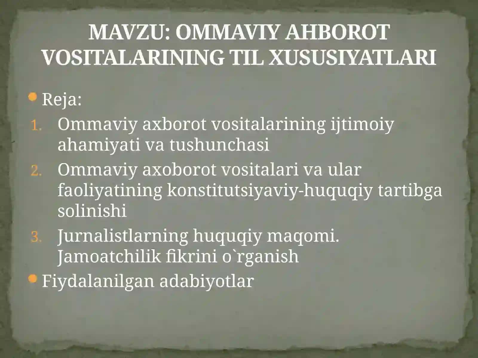 OMMAVIY AHBOROT VOSITALARINING TIL XUSUSIYATLARI 2