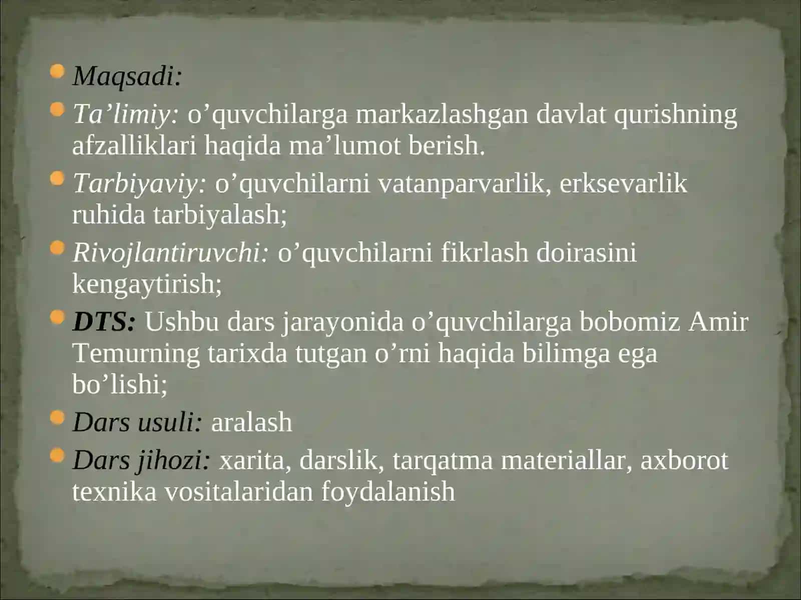 Davlat qurishning afzalliklari 2