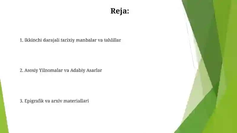Temuriylar davri tarixiga oid yozma manbalar 2