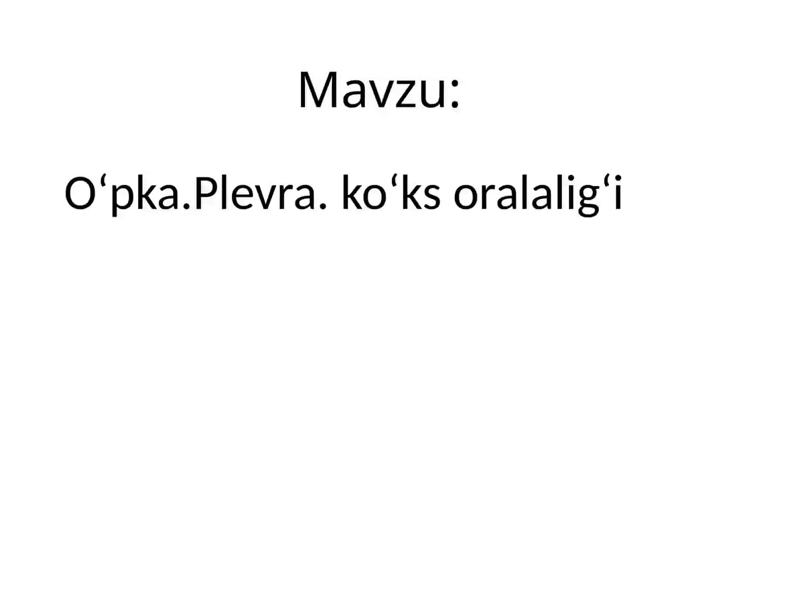 Oʻpka(pulmones) 2