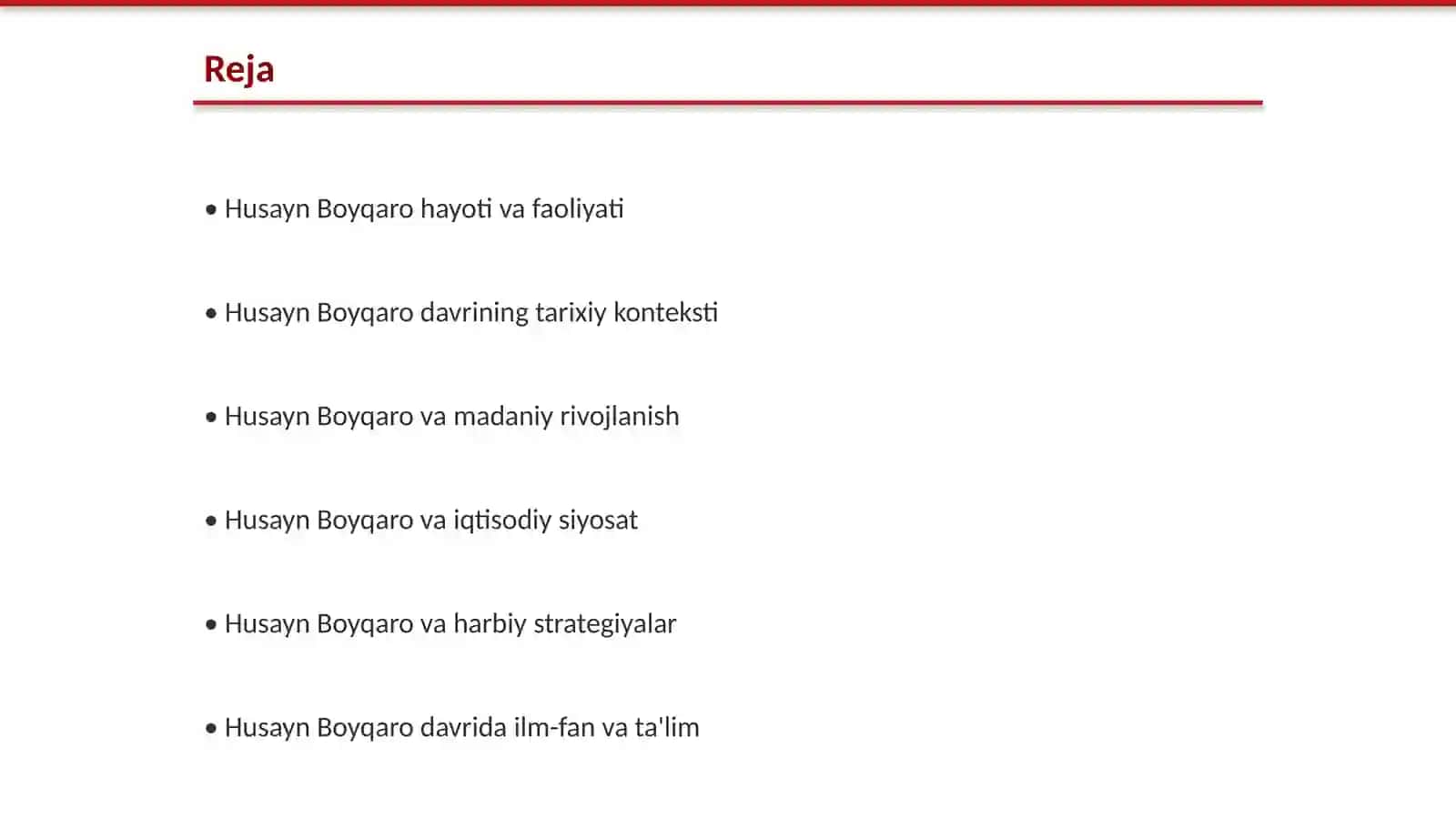 Tarix Husayn Boyqaro 2