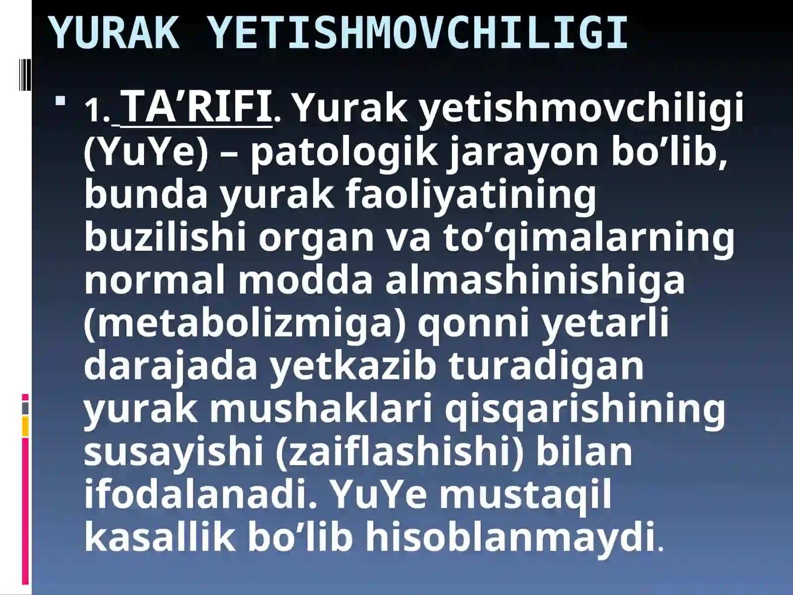 YURAKYETISHMOVCHILIGI 2