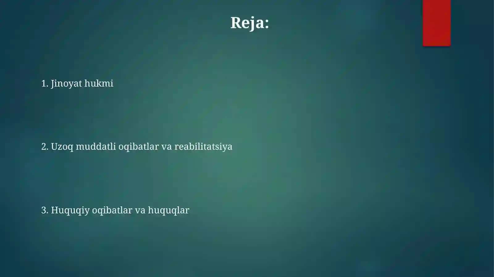 Jinoyat huquqida sudlanganlik tushunchasi, huquqiy ahamiyati va oqibatlari 2
