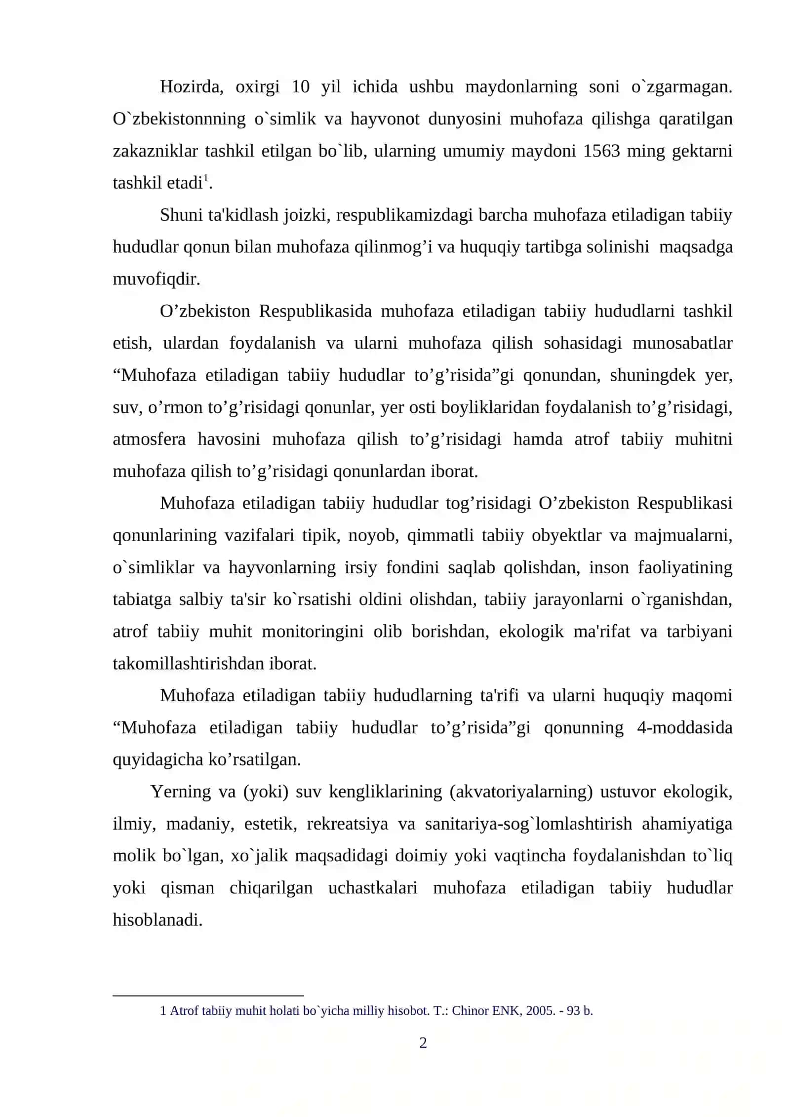 Muhofaza etiladigan tabiiy hududlarni boshqarish 2