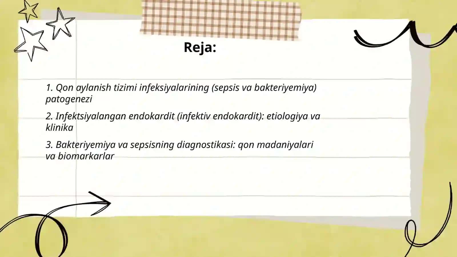 Qon aylanish tizimi infeksiyalari 2