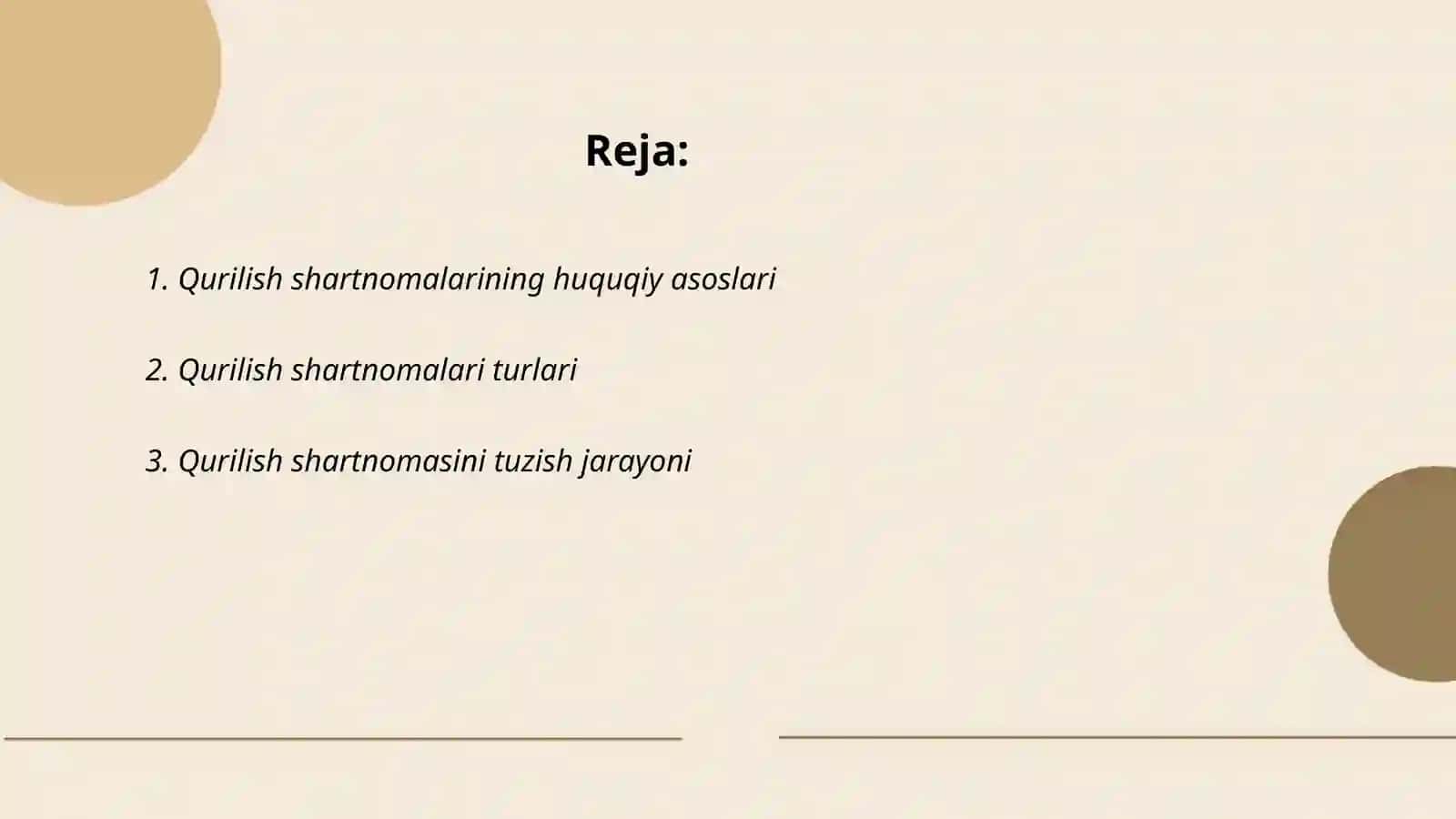 Qurilish shartnomalari 2