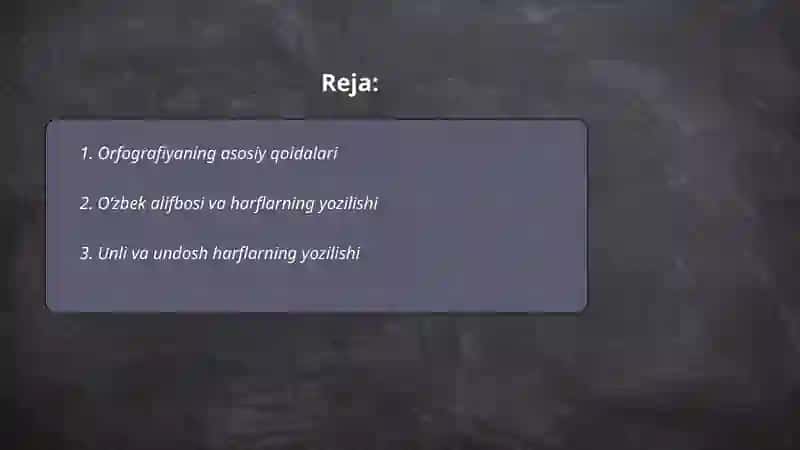 Orfografiya 2