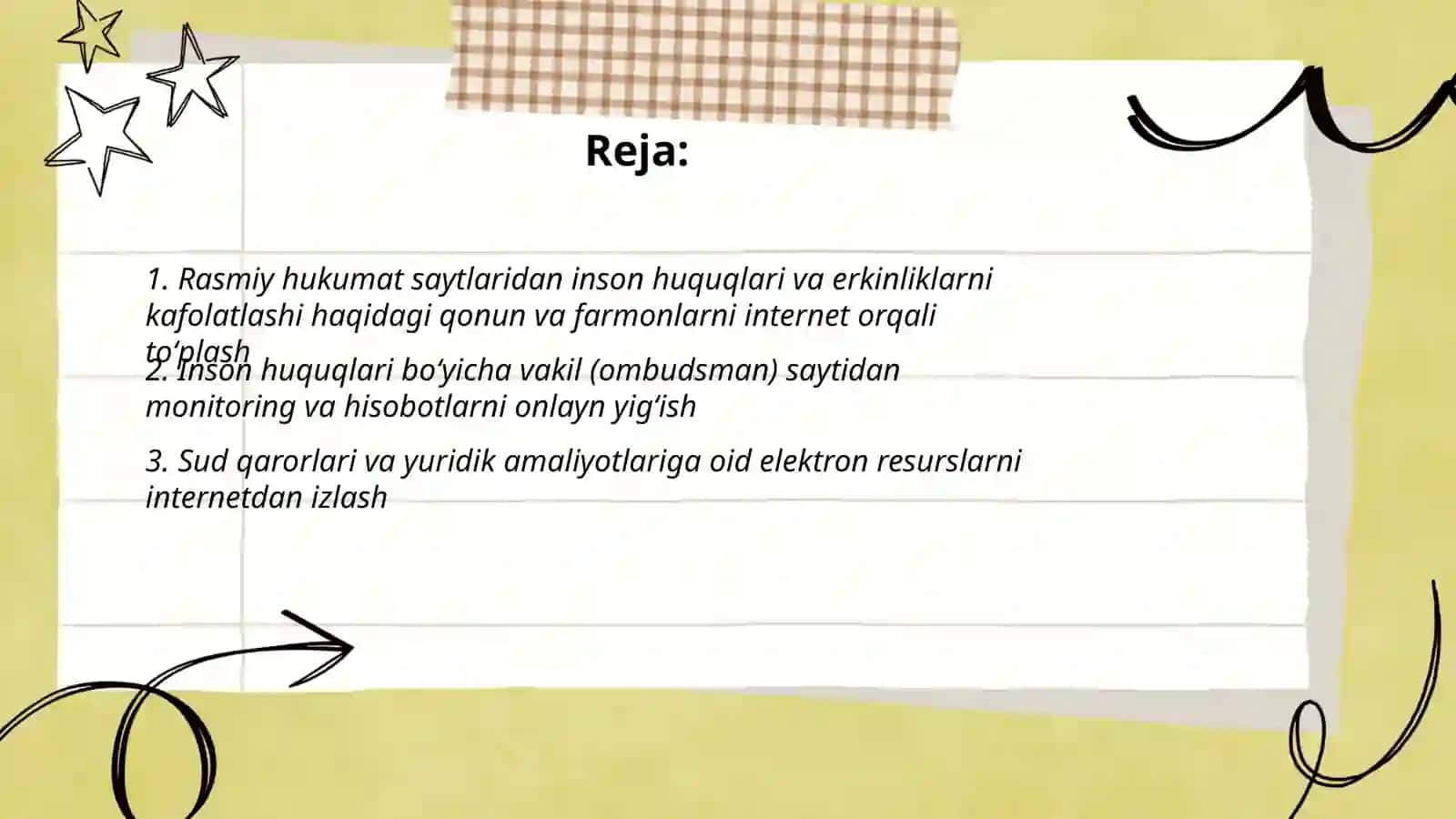 Inson Huquqlari va Erkinliklarni Kafolatlashi 2