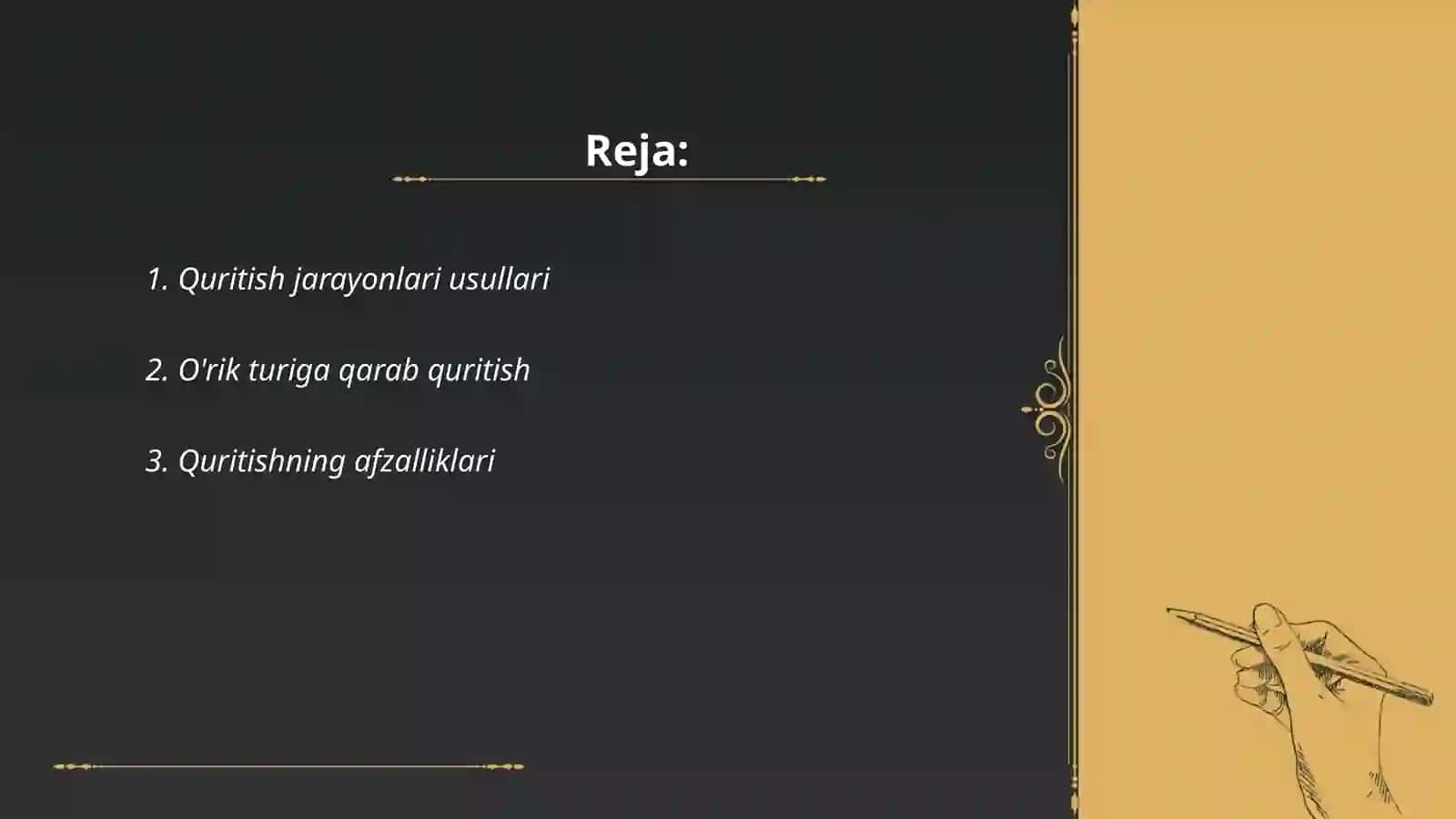 O'rik quritish texnologiyasi 2