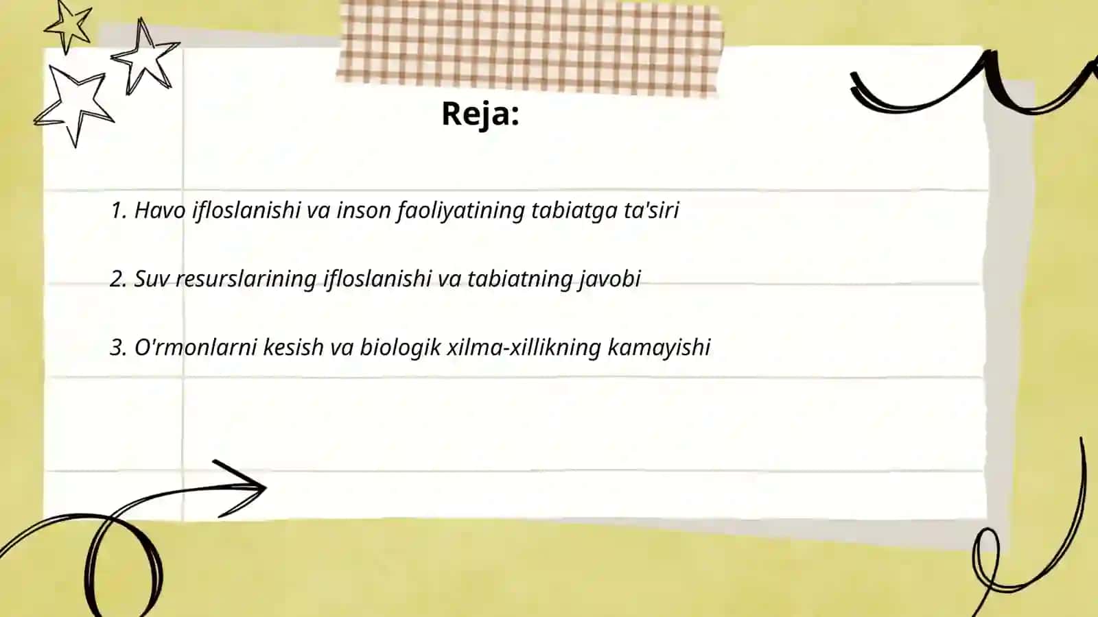 Inson faoliyatining tabiatga ta’siri va tabiatning javobi 2