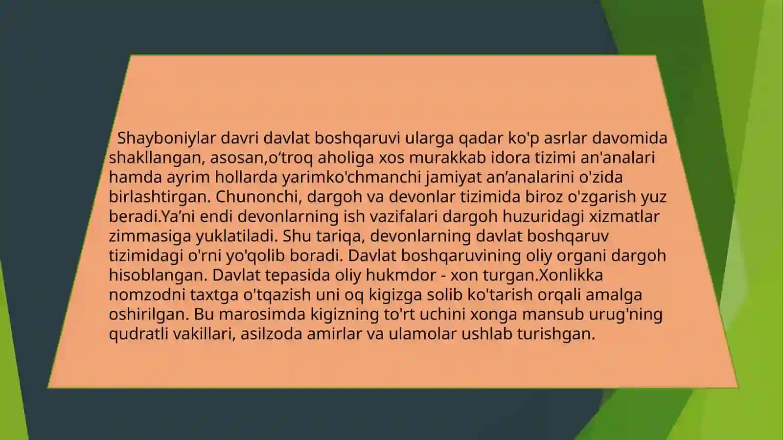 shayboniylar davri davlat boshqaruvi 2