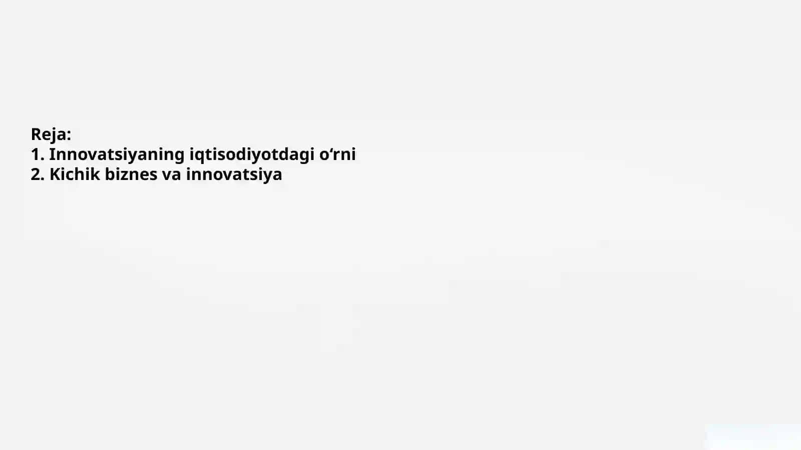 Oʻzbekiston korxonalarida innovatsion boshqaruv: Muammolar va Istiqbollar 2