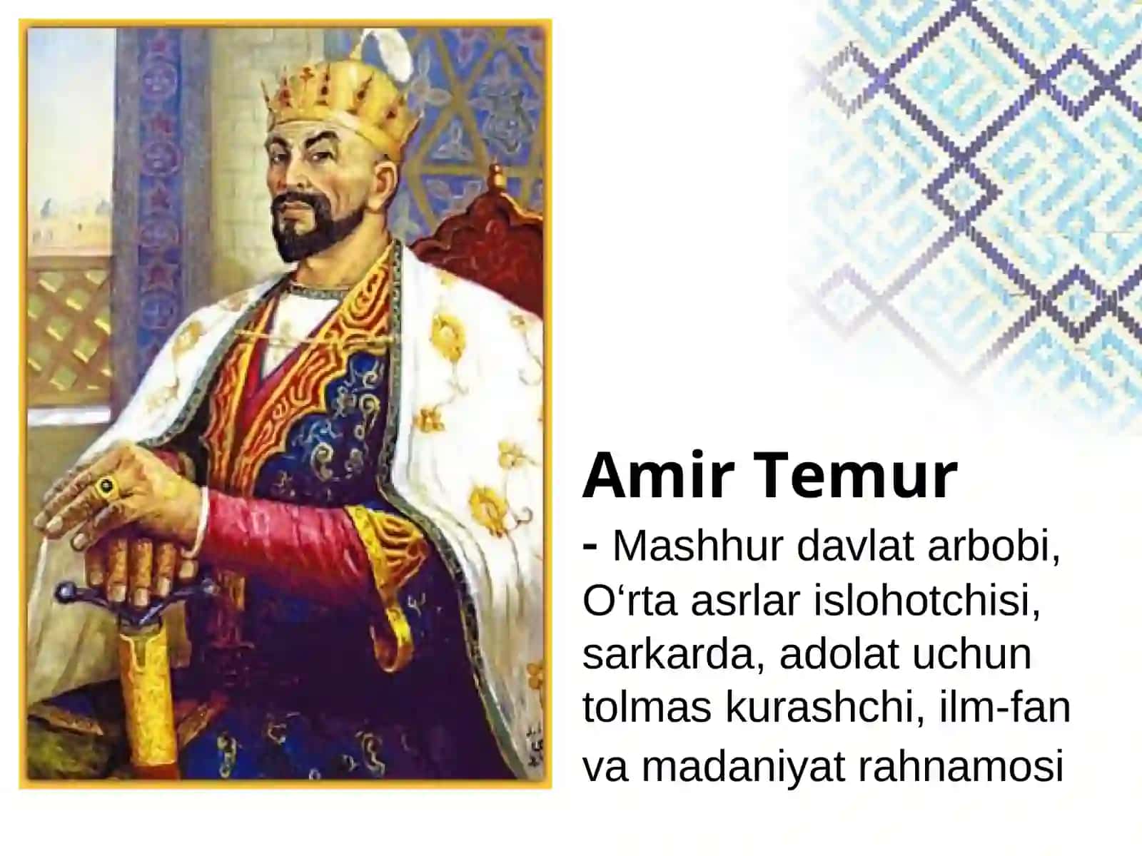 Amir Temur buyuk davlat arbobi 2