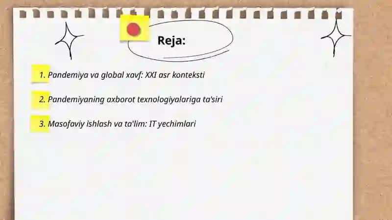 Pandemiya - XXI asming global muammosi 2