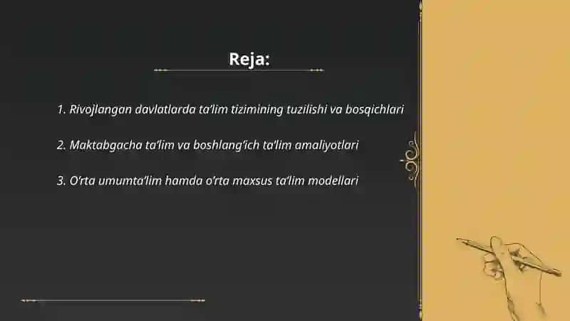 Rivojlangan davlatlarda ta’lim tizimi 2