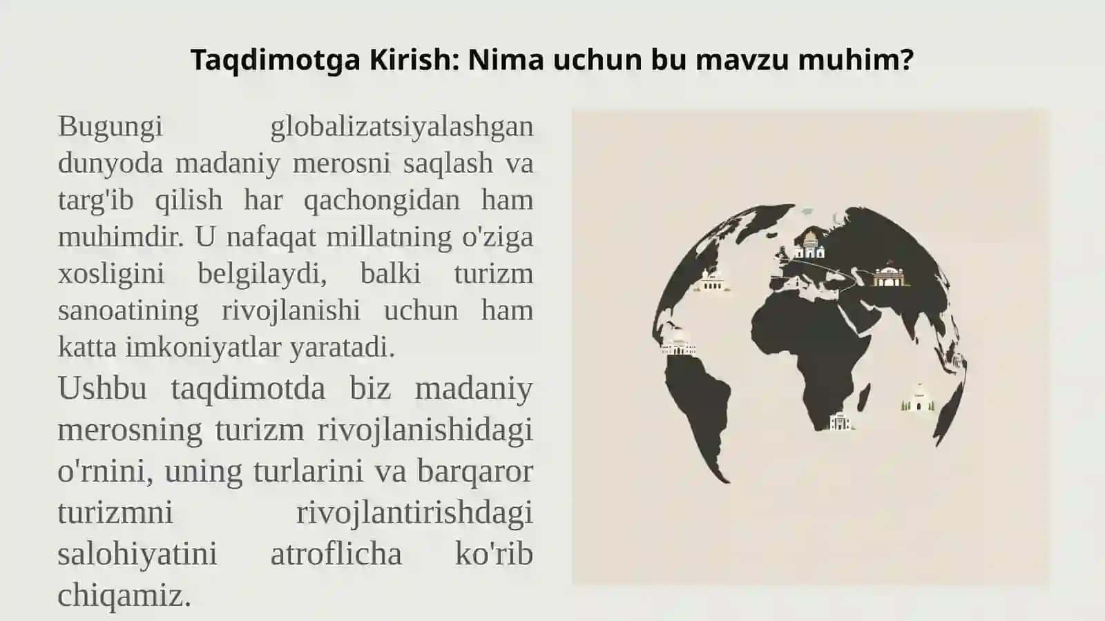 Madaniy meros obyektlaridan turizmda samarali foydalanish 2