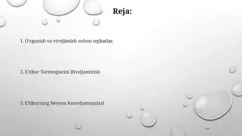Diqqatning neyrofiziologik xususiyatlari va ontogenezda oʻzgarishi 2
