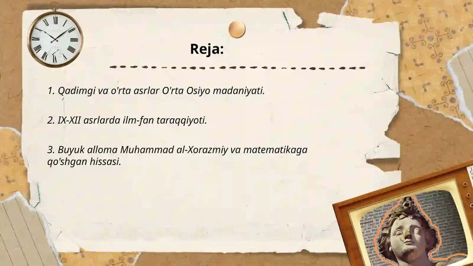 IX-XII asrlarda mamlakatimiz hududida rôy bergan madaniy uyğonish 2