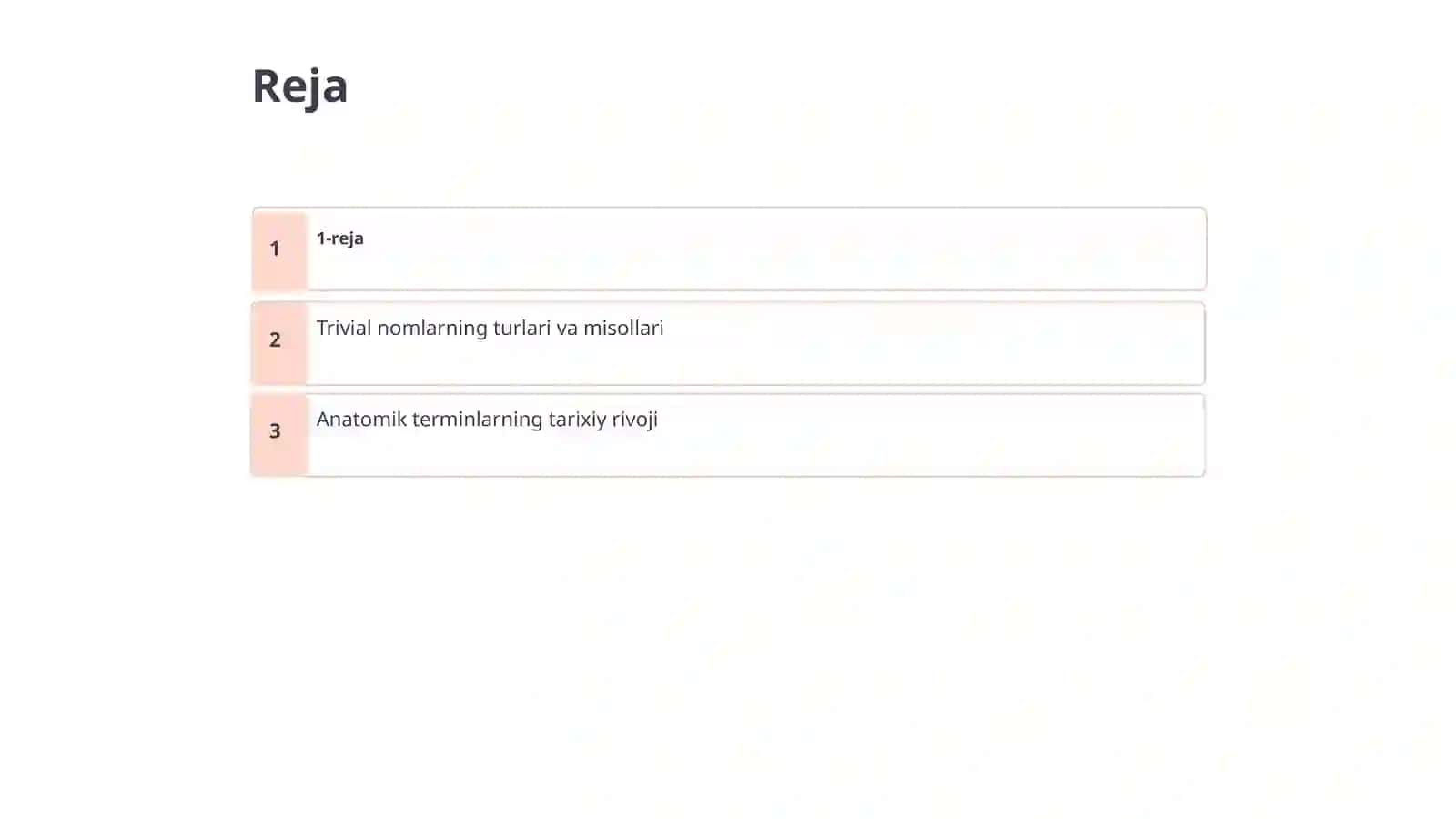 Murakkab anatomik terminlar va dori nomlarida trivial nomlar 2