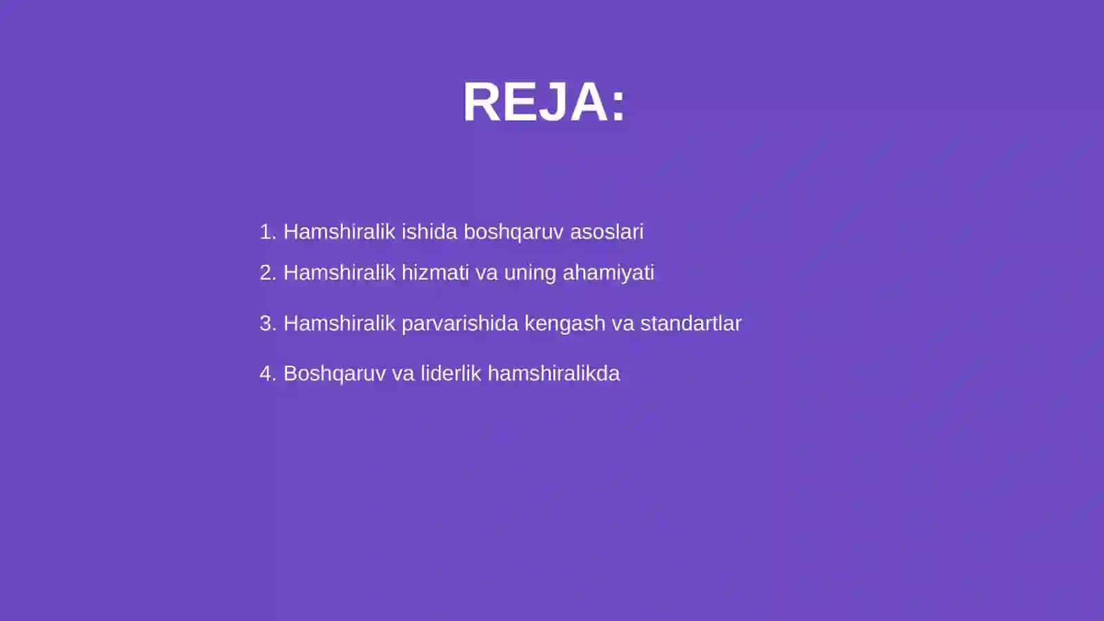 Hamshiralik ishida boshqaruv 2
