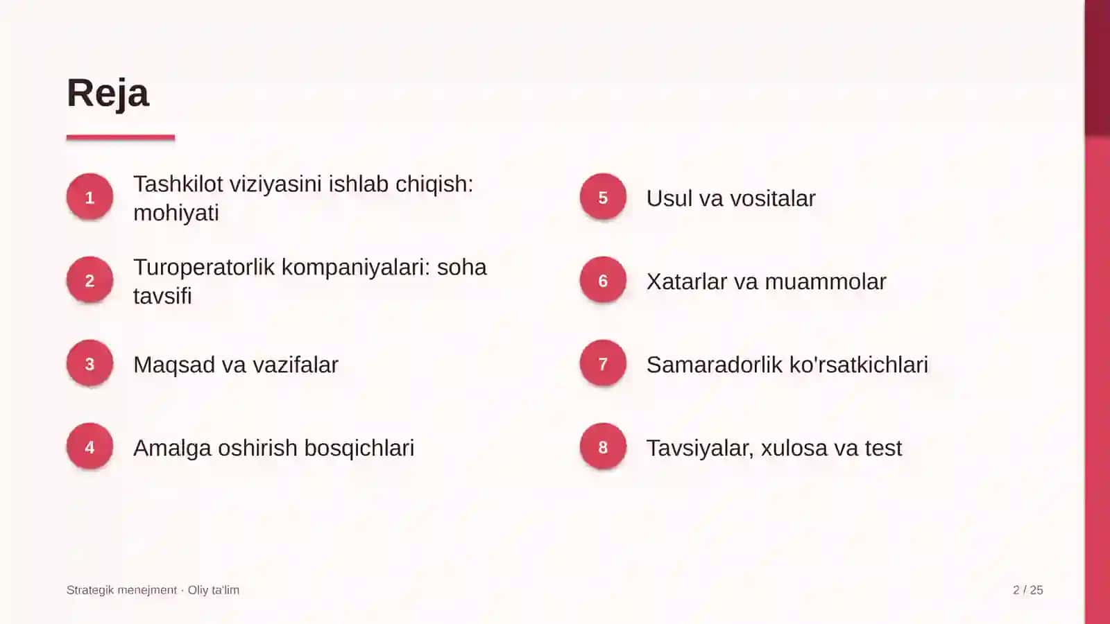 turoperatorlik kompaniyalarida tashkilot viziyasini ishlab chiqish 7381 2