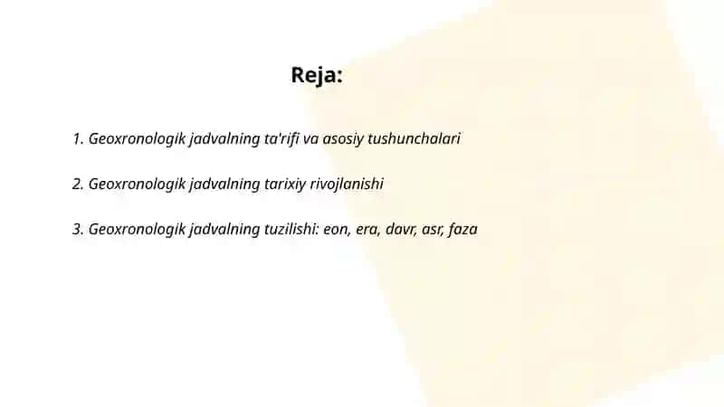 Geoxronologik jadval 2